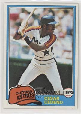 1981 Topps - [Base] #190 - Cesar Cedeno