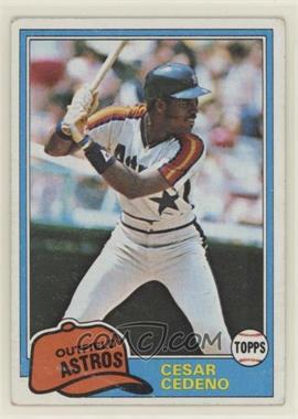 1981 Topps - [Base] #190 - Cesar Cedeno