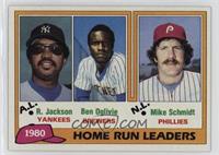 League Leaders - Reggie Jackson, Ben Oglivie, Mike Schmidt