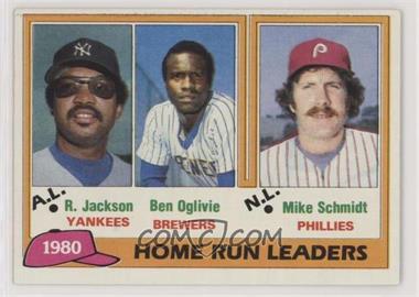 1981 Topps - [Base] #2 - League Leaders - Reggie Jackson, Ben Oglivie, Mike Schmidt
