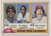 League Leaders - Reggie Jackson, Ben Oglivie, Mike Schmidt [Good to V…