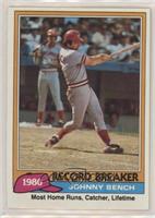 Record Breaker - Johnny Bench