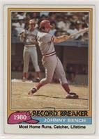 Record Breaker - Johnny Bench [EX to NM]