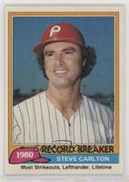 Record Breaker - Steve Carlton (Black Border Above Top Brown Line)