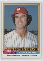 Record Breaker - Steve Carlton (Black Border Above Top Brown Line)