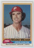 Record Breaker - Steve Carlton (Black Border Above Top Brown Line)