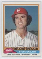 Record Breaker - Steve Carlton (Black Border Above Top Brown Line)