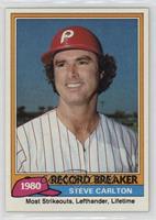 Record Breaker - Steve Carlton (Black Border Above Top Brown Line)