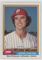 Record Breaker - Steve Carlton (Black Border Above Top Brown Line)