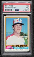 Record Breaker - Bill Gullickson [PSA 9 MINT]