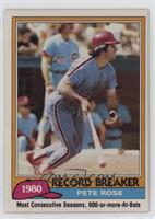Record Breaker - Pete Rose (Mike Schmidt in Background) [EX to NM]