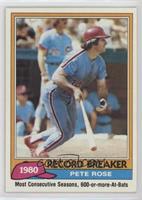 Record Breaker - Pete Rose (Mike Schmidt in Background)