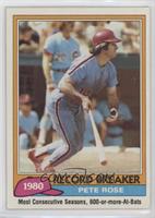 Record Breaker - Pete Rose (Mike Schmidt in Background)