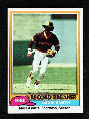 1981 Topps - [Base] #207 - Record Breaker - Ozzie Smith [Poor to Fair]