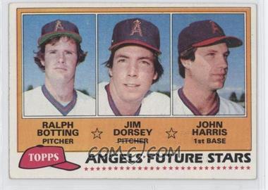 1981 Topps - [Base] #214 - Future Stars - Ralph Botting, Jim Dorsey, John Harris