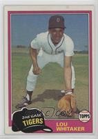 Lou Whitaker [Noted]