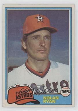 1981 Topps - [Base] #240 - Nolan Ryan