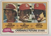 Future Stars - Tito Landrum, Al Olmsted, Andy Rincon [EX to NM]