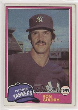 1981 Topps - [Base] #250 - Ron Guidry [Good to VG‑EX]