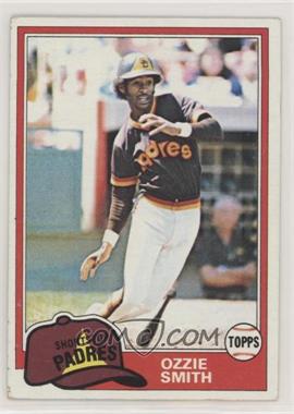 1981 Topps - [Base] #254 - Ozzie Smith