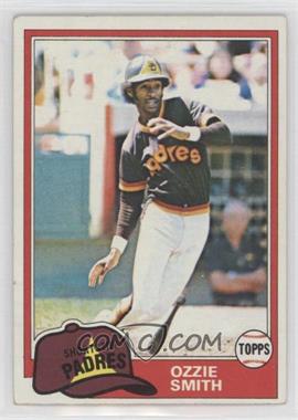 1981 Topps - [Base] #254 - Ozzie Smith