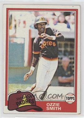 1981 Topps - [Base] #254 - Ozzie Smith [Good to VG‑EX]