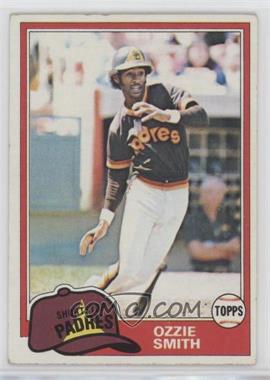 1981 Topps - [Base] #254 - Ozzie Smith [Good to VG‑EX]