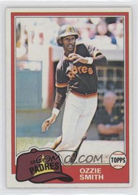 1981 Topps - [Base] #254 - Ozzie Smith [Good to VG‑EX]