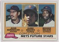 Future Stars - Juan Berenguer, Hubie Brooks, Mookie Wilson