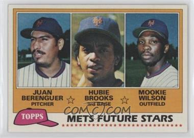 1981 Topps - [Base] #259 - Future Stars - Juan Berenguer, Hubie Brooks, Mookie Wilson