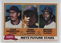 Future Stars - Juan Berenguer, Hubie Brooks, Mookie Wilson