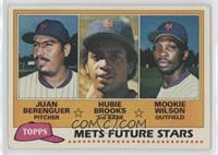 Future Stars - Juan Berenguer, Hubie Brooks, Mookie Wilson