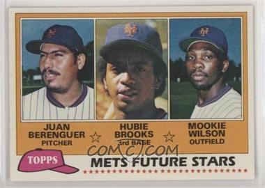 1981 Topps - [Base] #259 - Future Stars - Juan Berenguer, Hubie Brooks, Mookie Wilson