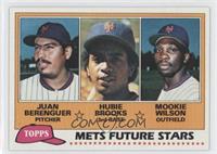 Future Stars - Juan Berenguer, Hubie Brooks, Mookie Wilson