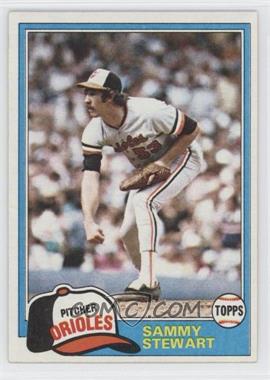 1981 Topps - [Base] #262 - Sammy Stewart