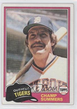 1981 Topps - [Base] #27 - Champ Summers