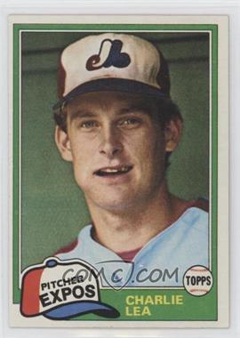 1981 Topps - [Base] #293 - Charlie Lea [Good to VG‑EX]