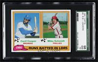 League Leaders - Cecil Cooper, Mike Schmidt [SGC 10 GEM]