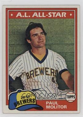 1981 Topps - [Base] #300 - Paul Molitor