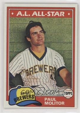 1981 Topps - [Base] #300 - Paul Molitor