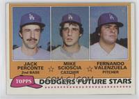 Future Stars - Jack Perconte, Mike Scioscia, Fernando Valenzuela