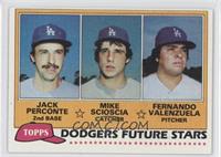 Future Stars - Jack Perconte, Mike Scioscia, Fernando Valenzuela