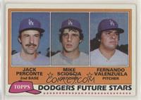 Future Stars - Jack Perconte, Mike Scioscia, Fernando Valenzuela