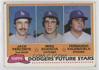 Future Stars - Jack Perconte, Mike Scioscia, Fernando Valenzuela [EX to&nb…