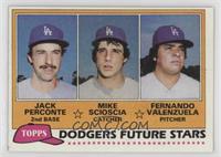 Future Stars - Jack Perconte, Mike Scioscia, Fernando Valenzuela