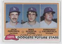 Future Stars - Jack Perconte, Mike Scioscia, Fernando Valenzuela