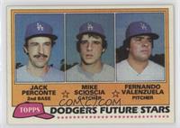 Future Stars - Jack Perconte, Mike Scioscia, Fernando Valenzuela