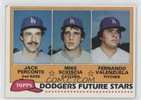 Future Stars - Jack Perconte, Mike Scioscia, Fernando Valenzuela