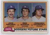 Future Stars - Jack Perconte, Mike Scioscia, Fernando Valenzuela