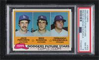 Future Stars - Jack Perconte, Mike Scioscia, Fernando Valenzuela [PSA 8&nb…